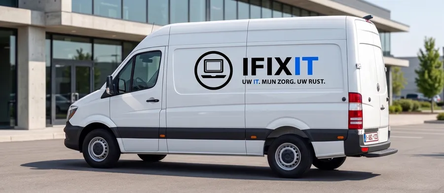 ifixIT ophaal- en leverbestelwagen